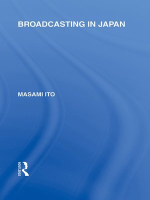 cover image of Broadcasting in Japan